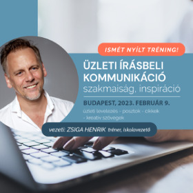 Posztok, üzleti levelek, cikkek írása – tréning